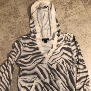 Chaps long sleeve hooded top